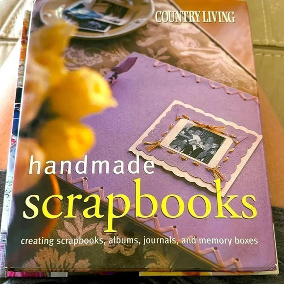 Country Living Handmade Scrapbooks - Hardcover Book EUC - Picture 1 of 4